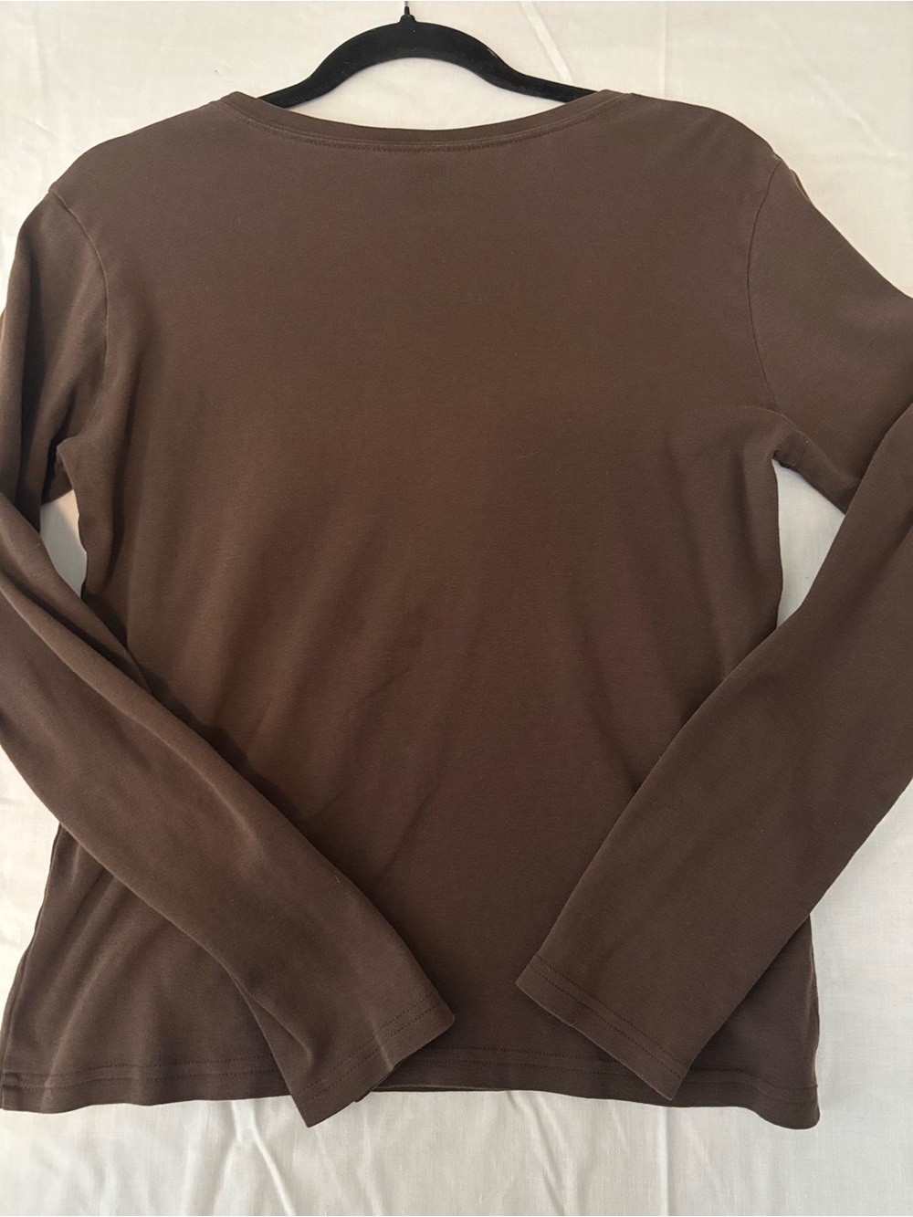 Lucy Brown Long-Sleeve Tee with Blue Constellation Graphic - Picture 3 of 8